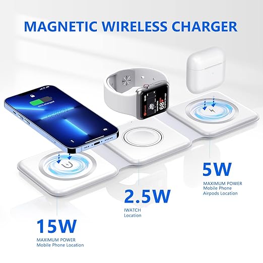 ECO™️ 3 in 1 Magnetic Foldable  Wireless Charger