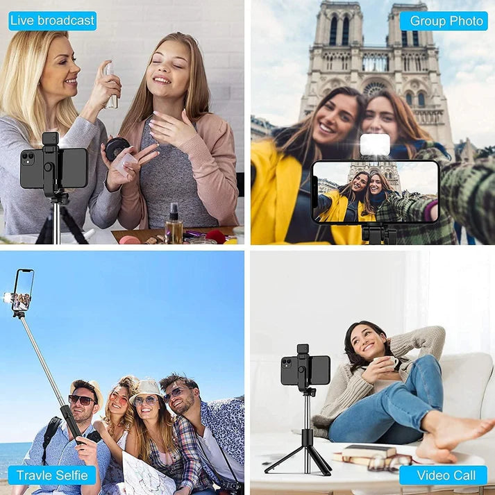 3-in-1 Wireless Bluetooth Selfie Stick Tripod