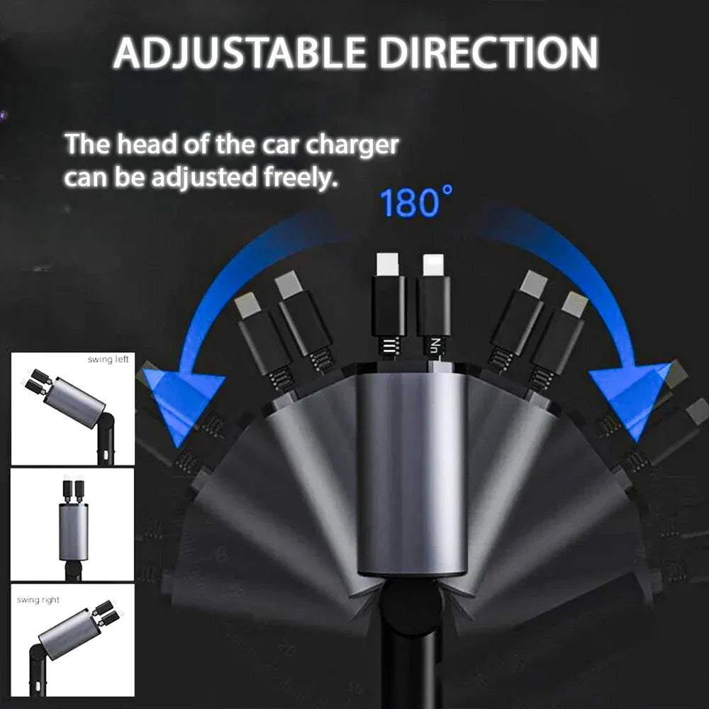 ECOD™️ Retractable Car Charger