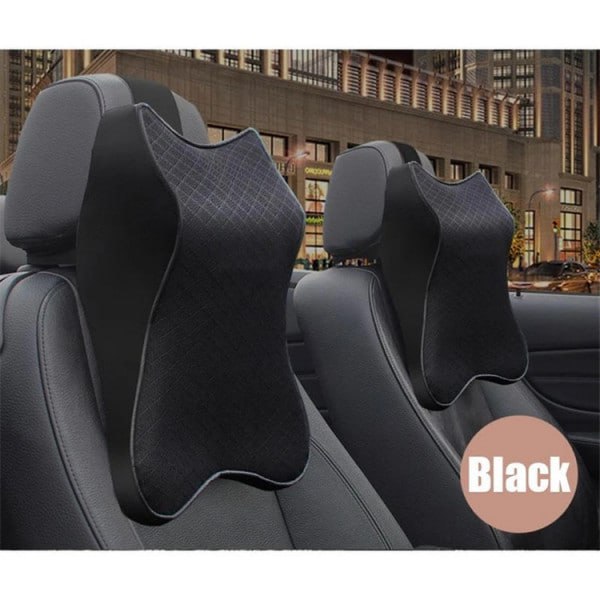 Car Seat Back Head Rest Memory Foam Pillow