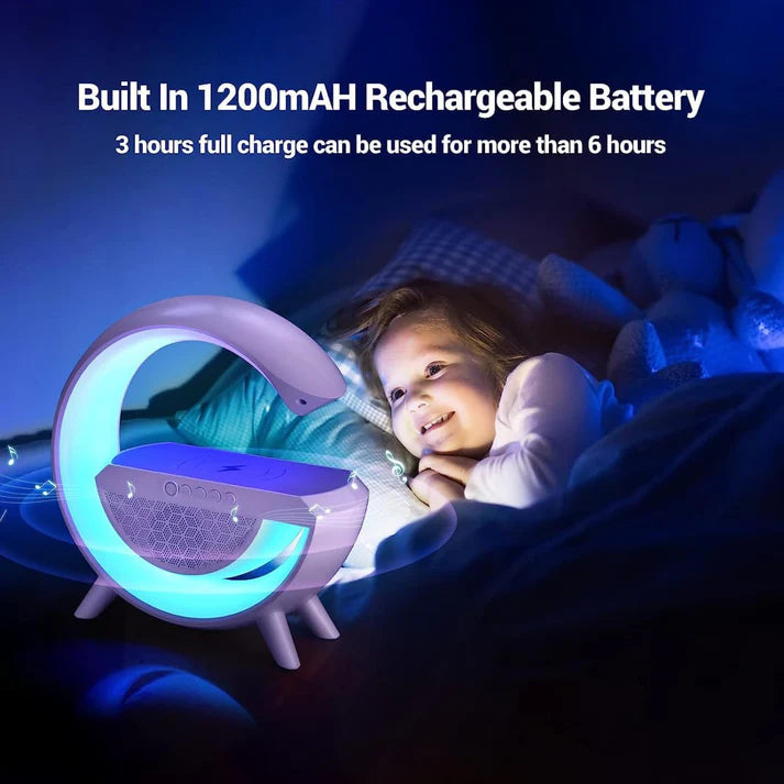 ECO™️ 3 in 1 Night Light Bluetooth Speakers with 15W Wireless Charger