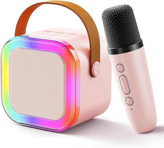 Karaoke Mini Portable Bluetooth Speaker with Mic